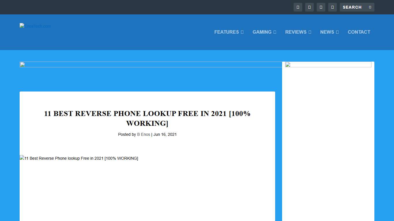 11 Best Reverse Phone lookup Free in 2021 [100% WORKING] - EnosTech.com